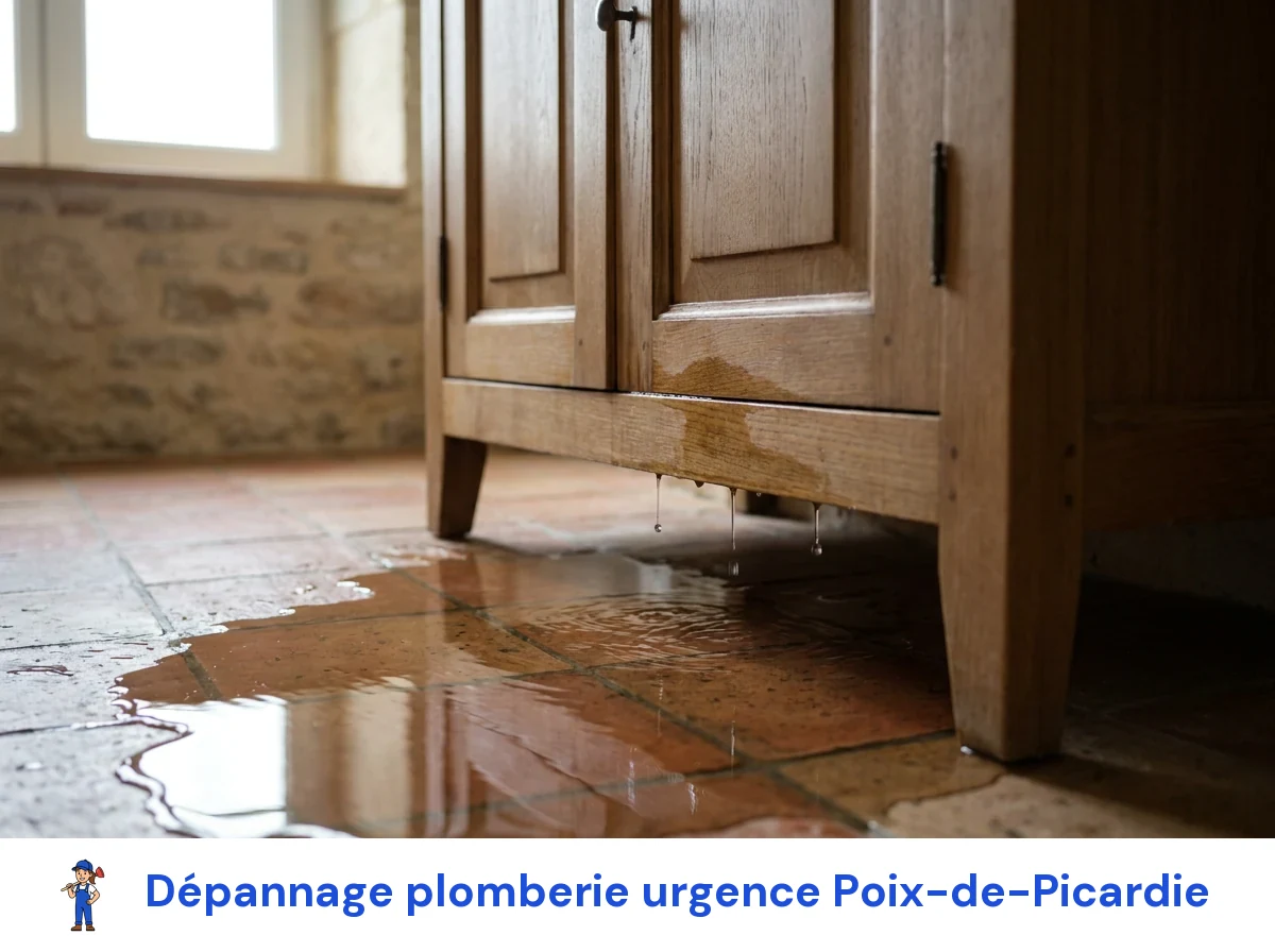 Dépannage plomberie urgence à Poix-de-Picardie