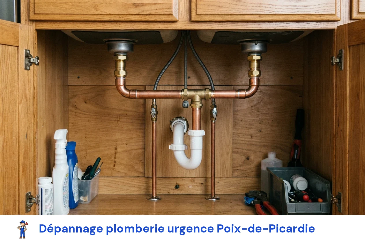 Dépannage plomberie urgence à Poix-de-Picardie