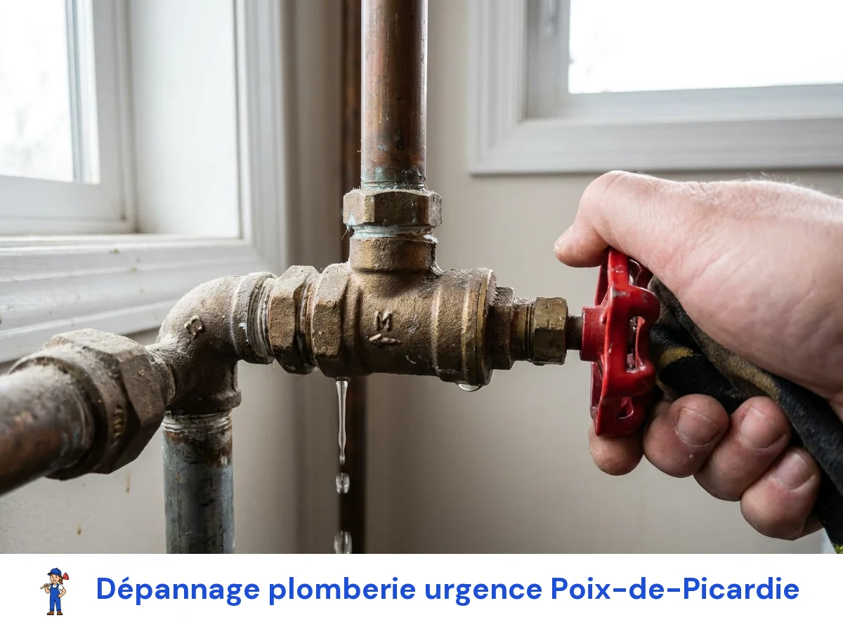 Dépannage plomberie urgence à Poix-de-Picardie