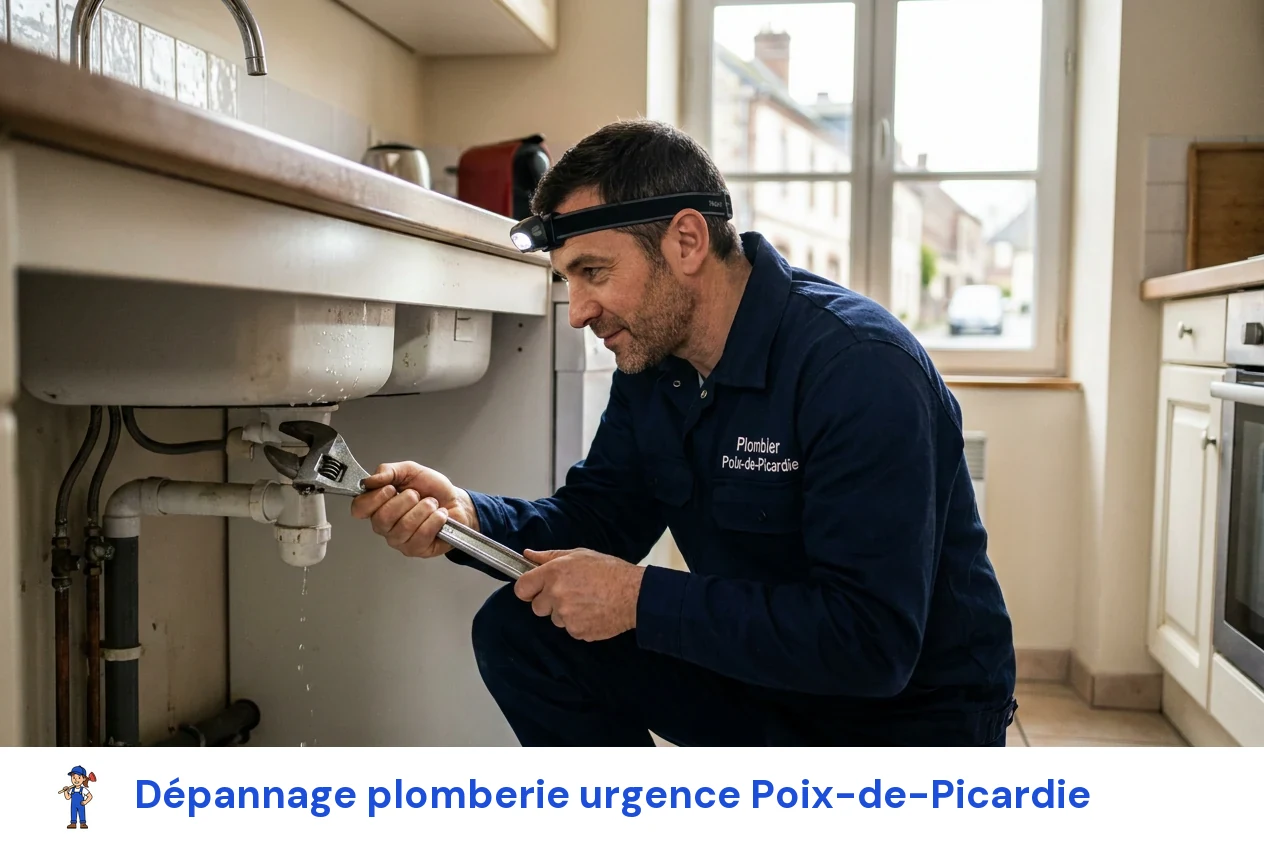 Dépannage plomberie urgence à Poix-de-Picardie
