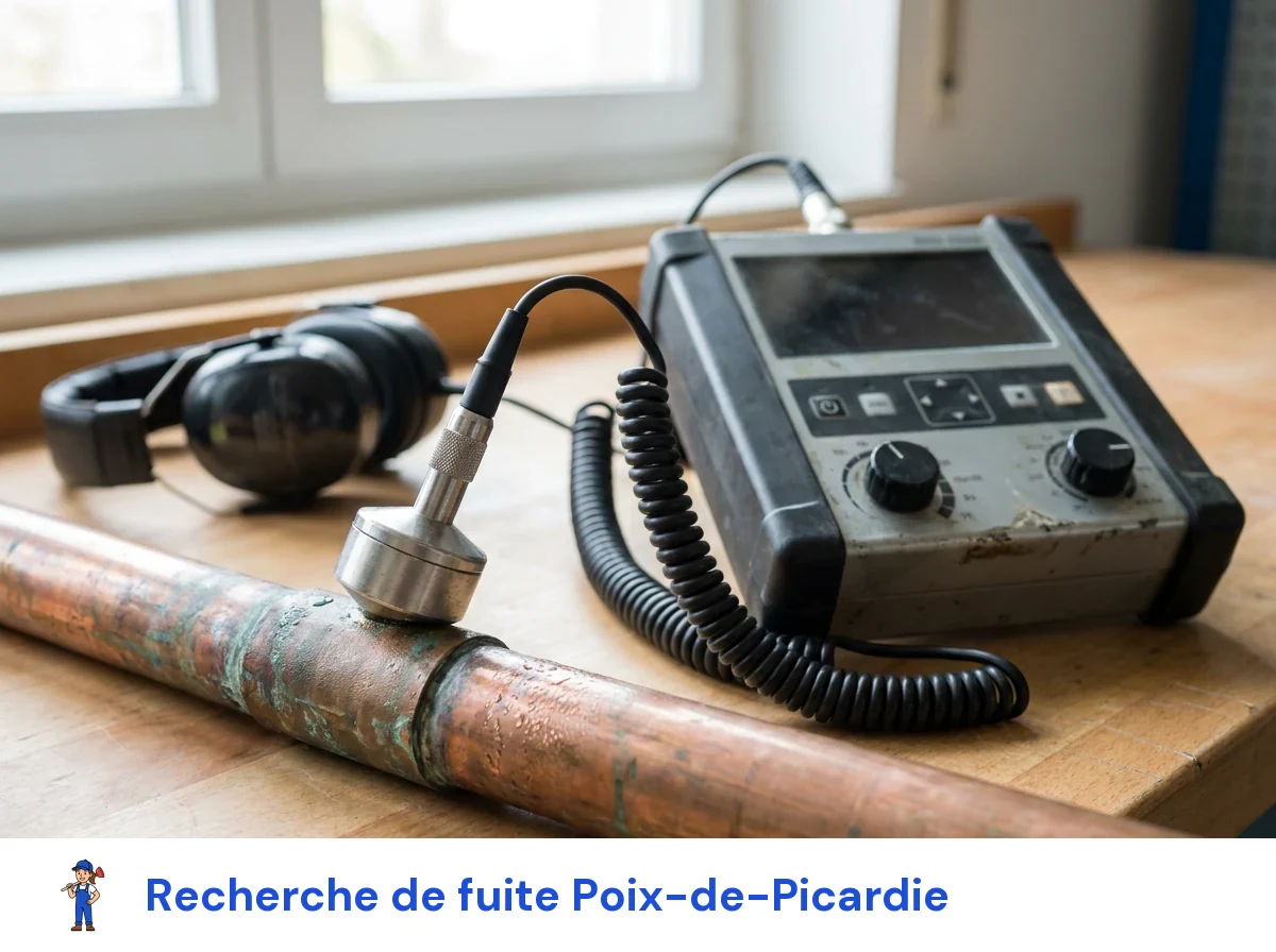 Recherche de fuite à Poix-de-Picardie