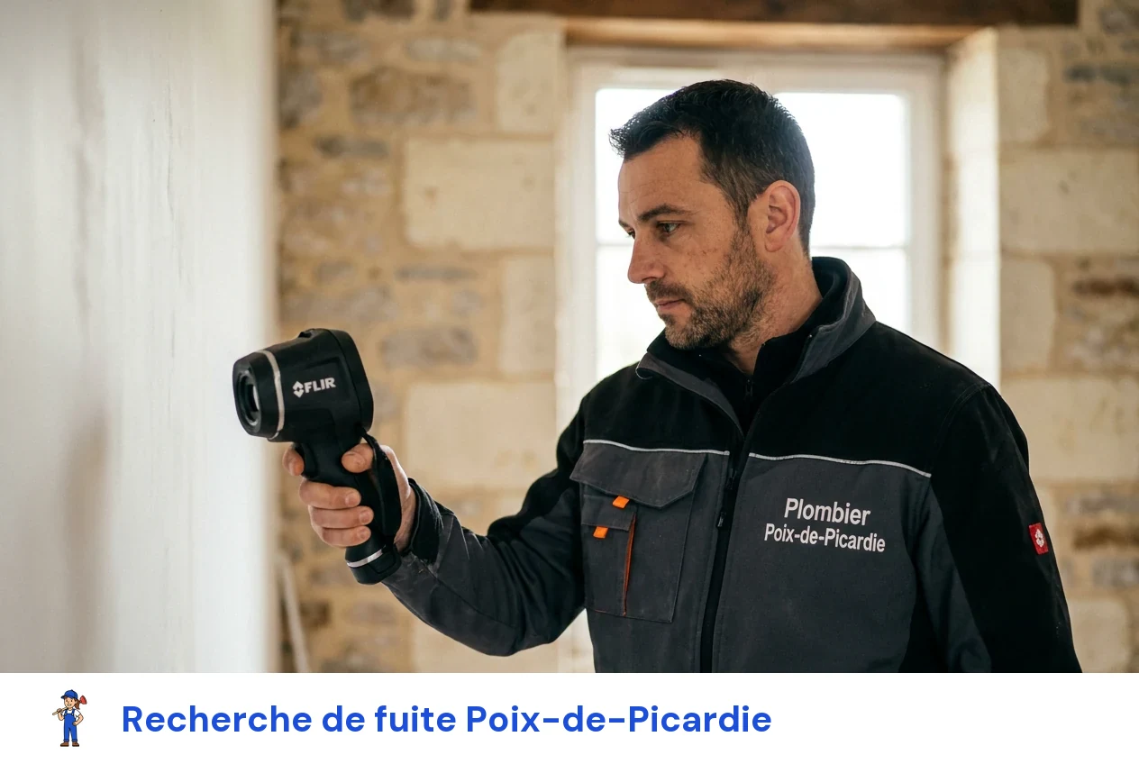Recherche de fuite à Poix-de-Picardie