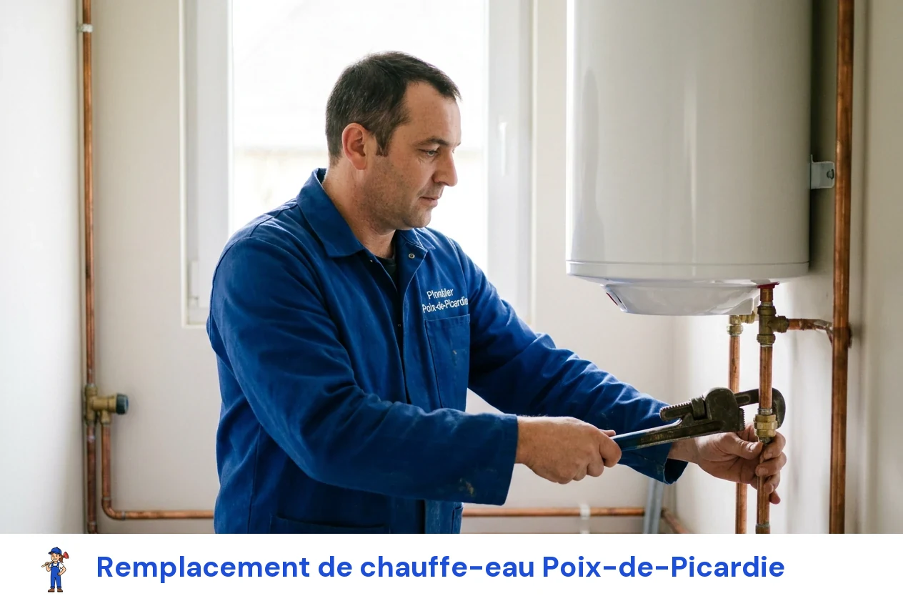 Remplacement de chauffe-eau à Poix-de-Picardie