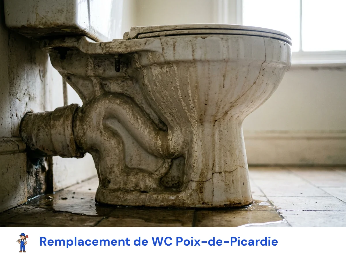 Remplacement de WC à Poix-de-Picardie