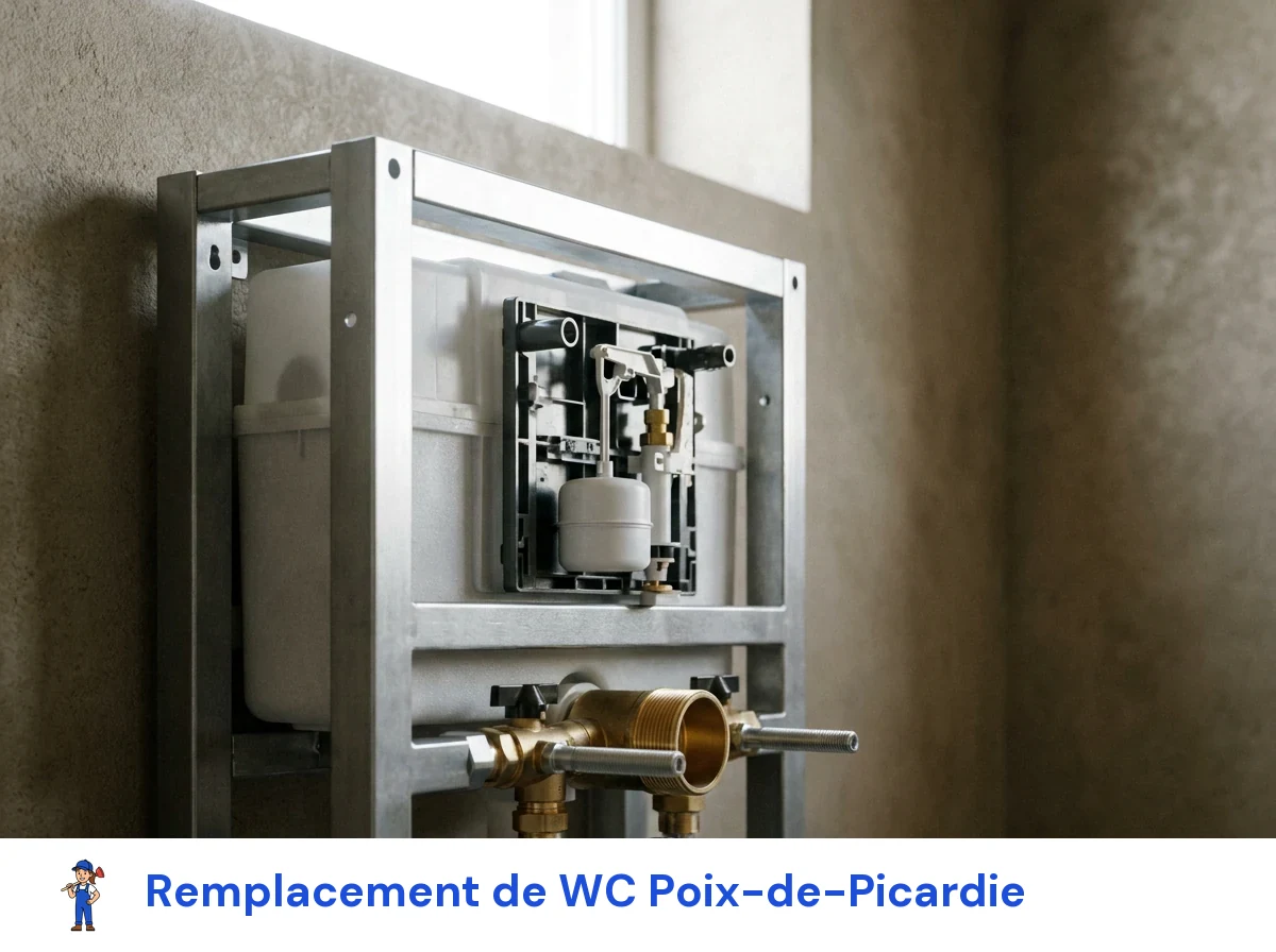 Remplacement de WC à Poix-de-Picardie